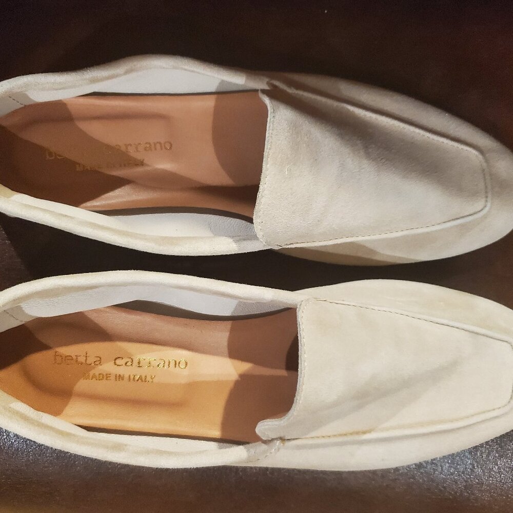 Betta Carrano Italian made leather loafers 9 1/2